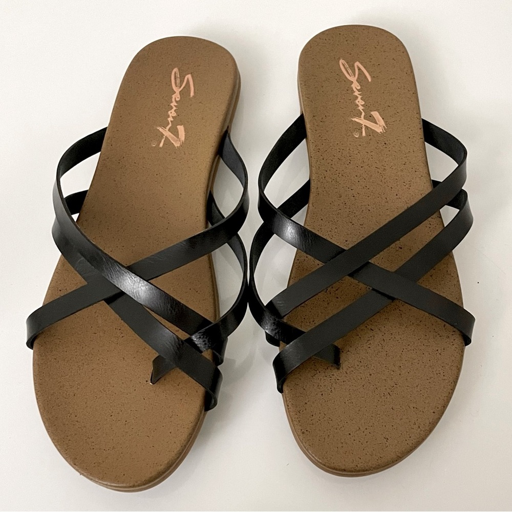 Seven7 double strap sandals